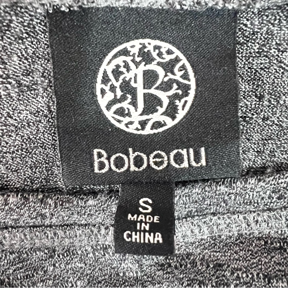 Babeau Gray Twist Draped Long Sleeve T-Shirt Size Small - Picture 4 of 7